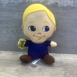 Willy Wonka & the Chocolate Factory Golden Ticket Charlie Bucket Plush Doll 7”